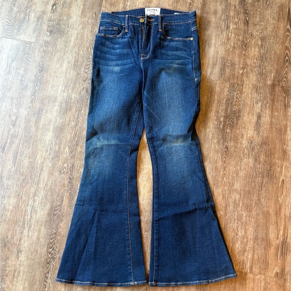 Frame Denim Le Crop Bell Dark Wash, 27